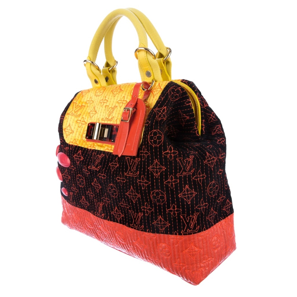 ❌SOLD❌LOUIS VUITTON Neon Noir Motard Firebird Bag - Picture 4 of 16